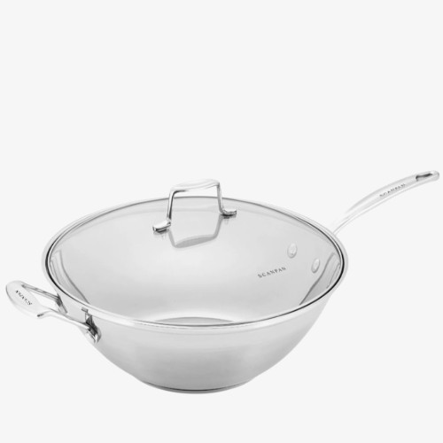 SCANPAN Impact Wok with Lid